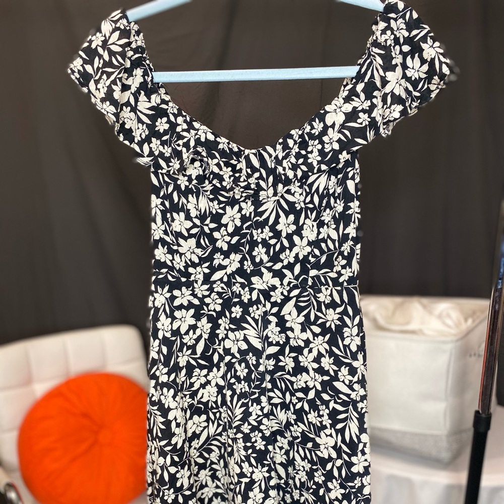Knee Length Floral Dress